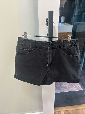 Sincerely Jules black denim shorts NWOT